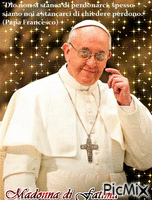 Papa francesco - GIF animé gratuit