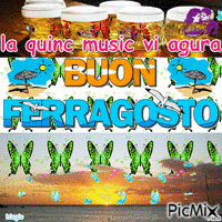 BUONA feragosto - Бесплатный анимированный гифка