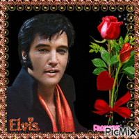 Mon idole Elvis  Presley 💖💖💖 animált GIF