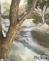 Bajada del río GIF animata