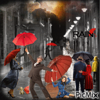 rain rain go away ⛈ - Gratis animerad GIF