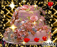 торта - GIF animado grátis