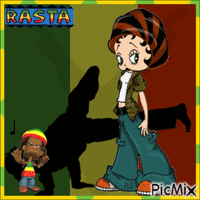 Colorful Dance-Rasta - GIF animado grátis