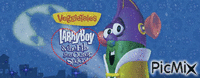 Larry Boy from Outer Space Poster GIF - Gratis geanimeerde GIF