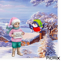 Winter animēts GIF