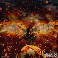angel of fire animasyonlu GIF