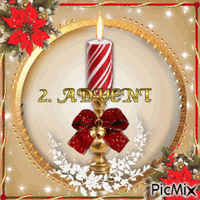 Happy 2 Advent    !3/12/21 - GIF animado gratis