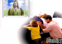 pray to jesus GIF animado