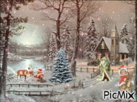 JOLIE CARTE D'HIVER Animated GIF