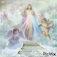 Jésus et les anges par BBM