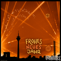 Frohes Neues Jahr 动画 GIF