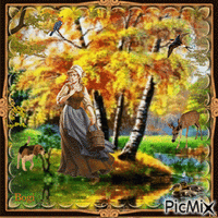 Time of autumn in the countryside... - Free animated GIF