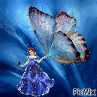 Papillon Butterfly - Бесплатни анимирани ГИФ