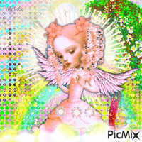 May the Angels watch over you GIF animata