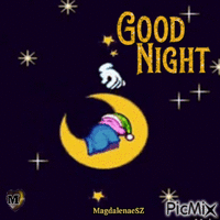 good night animovaný GIF