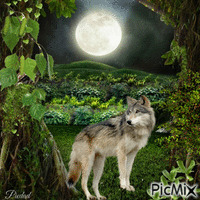 NATURE IN THE MOONLIGHT - Kostenlose animierte GIFs