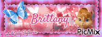 Brittany Miller from the Chipettes {Banner} animeret GIF