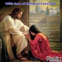 All things are possible with God Gif Animado