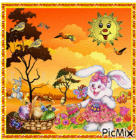 Easter day. анимиран GIF