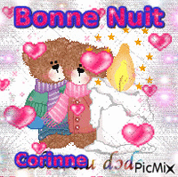 Bonne nuit Corinne - Δωρεάν κινούμενο GIF