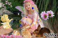 Angel in my Garden - GIF animado gratis