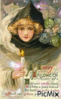 Halloween candle - GIF animé gratuit