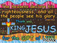 Thank you, King Jesus! - GIF animasi gratis