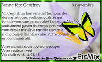 geoffroy 8 novembre - Бесплатный анимированный гифка