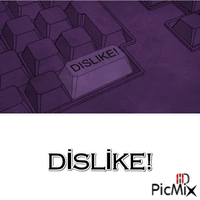 Dislike! animuotas GIF