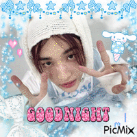 Hyunjin Stray Kids Goodnight SKZ animovaný GIF