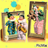 clowns animerad GIF