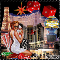 Las Vegas - GIF animé gratuit