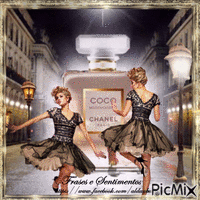 Coco-Chanel geanimeerde GIF