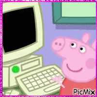 Peppa Pig - Animovaný GIF zadarmo