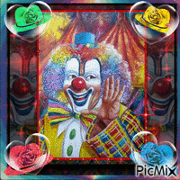 Art - Clown en aquarelle