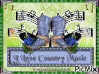 Country Music - GIF animé gratuit