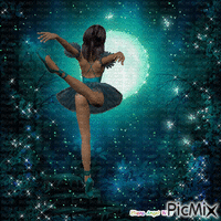 Bailarina animált GIF