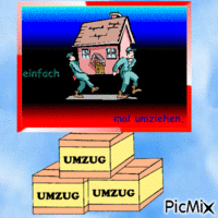 umzug 1 - Бесплатный анимированный гифка