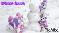 Teddy Snow - Bezmaksas animēts GIF