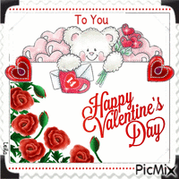 To You. Happy Valentines Day 3 - Bezmaksas animēts GIF