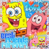 Spongebob and Patrick - Gratis geanimeerde GIF