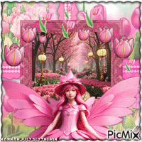 {Fairy of the Tulips} - GIF animado gratis