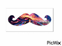 Moustachu - Bezmaksas animēts GIF