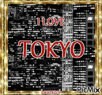 Pic' de passage: I love Tokyo. - GIF animé gratuit
