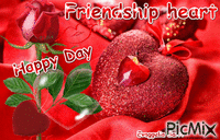 Friendship heart - GIF animasi gratis