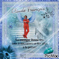 Claude François GIF animé