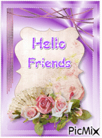 hello friends - Бесплатный анимированный гифка