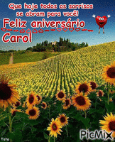 Aniversário Carol 2 - GIF animé gratuit
