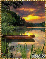 Peace on lake - Bezmaksas animēts GIF