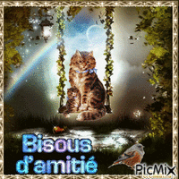 BISOUS D'AMITIE Animated GIF